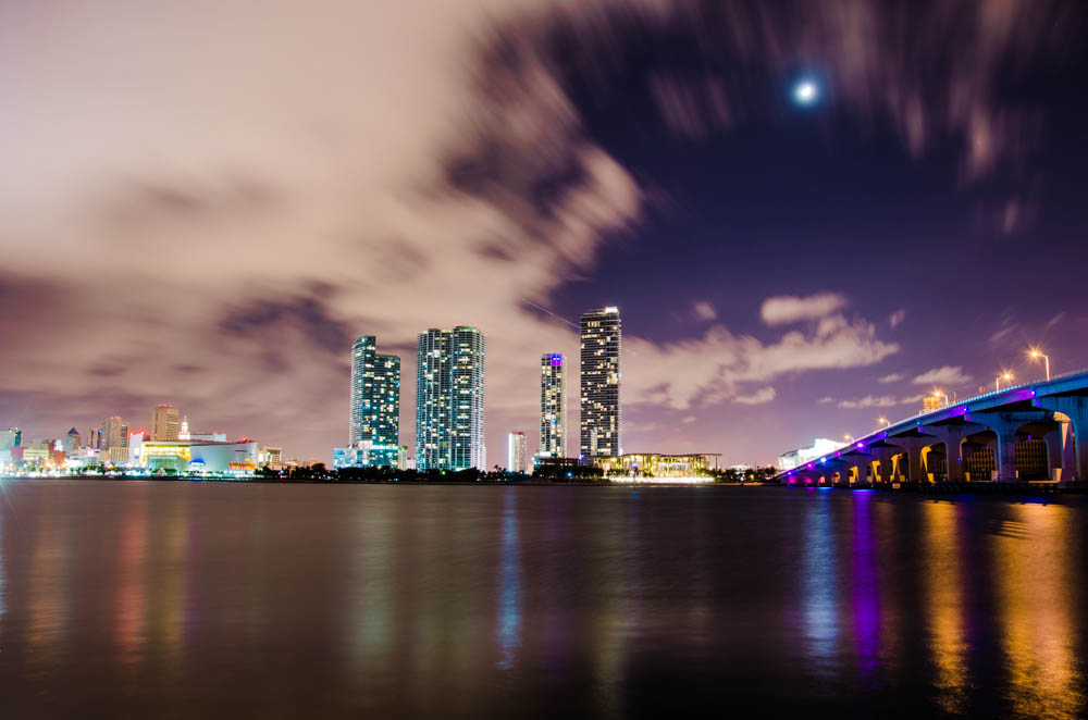 Watson Island Park, Miami skyline