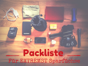 Packliste Backpacker